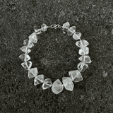 Raw crystal necklace