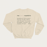 The Gentle Manifesto sweatshirt