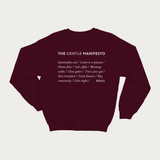 The Gentle Manifesto sweatshirt