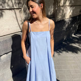 Pia poplin dress