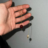 Cherry long earring