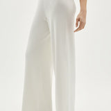 Organic cotton wide-leg pants