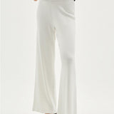 Organic cotton wide-leg pants