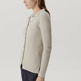 Merino wool ribbed shirt