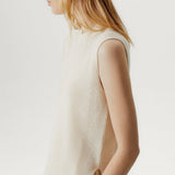 Linen cotton vest