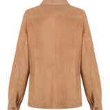 Camel suede jacket