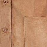 Camel suede jacket