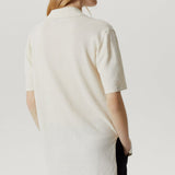 Linen cotton short sleeve shirt