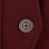 Red wine 80's wool jacket