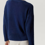 Pure linen boxy crewneck