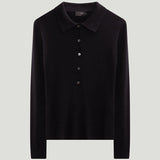 Ultrasoft wool buttoned polo