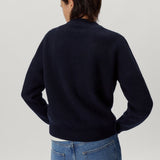 Woolen ribbed sweater