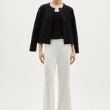 Organic cotton wide-leg pants