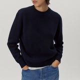 Woolen ribbed sweater