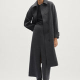 Merino wool overcoat