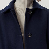 Merino wool overcoat