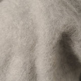 Mohair scarf soft grey