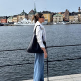 Margaret maxi tote bag black