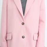 Oversized blazer blush pink