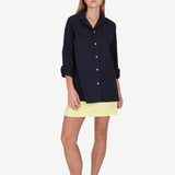 A-line mini skirt yellow