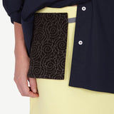 A-line mini skirt yellow