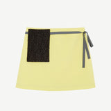 A-line mini skirt yellow