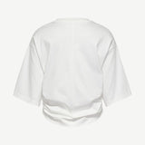 Corset jersey tee white