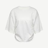 Corset jersey tee white