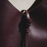 Margaret maxi tote bag burgundy
