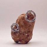 Ramo silver earrings