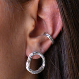 Ramo silver earrings