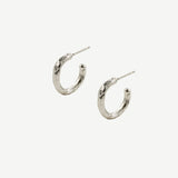 Lava earrings silver