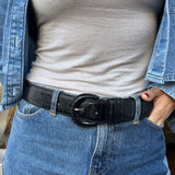 Covered belt black