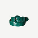 Covered belt dark green