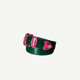 Scooby-doo belt green & pink