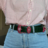 Scooby-doo belt green & pink