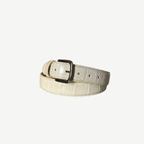 Silver metal buckle cream