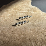Luna hematite earrings