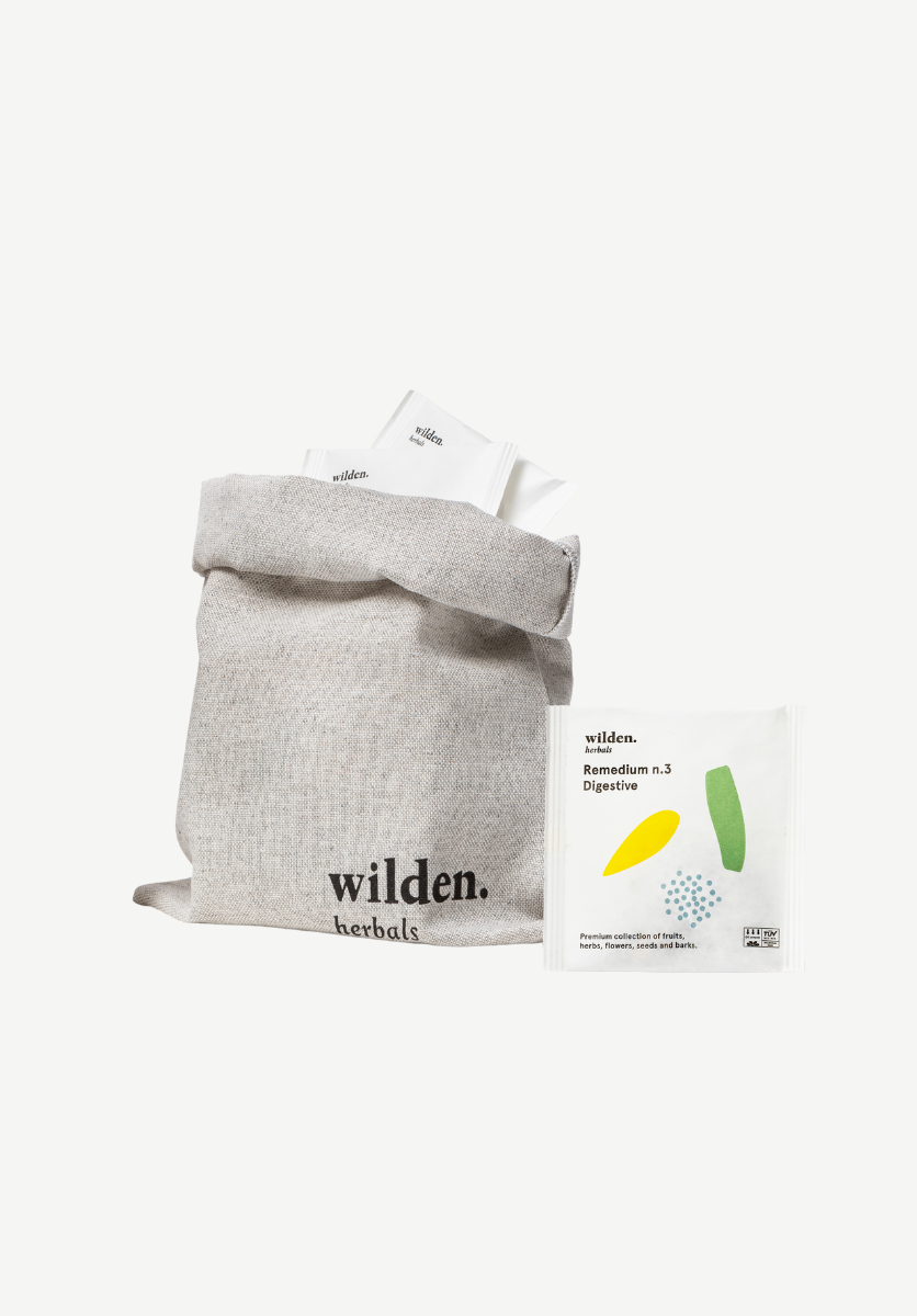 Digestive organic herbal infusion