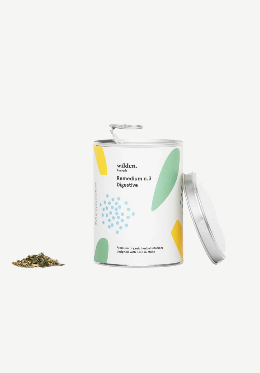 Digestive organic herbal infusion
